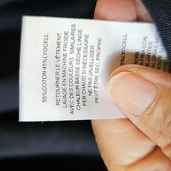 JOE'S, croped pin striped light weight jacket.‎ Open front. NWT, medium. - Picture 7 of 10